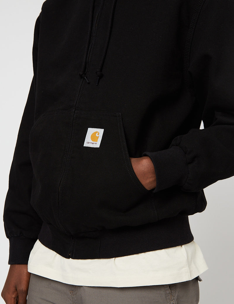 Carhartt-WIPアクティブジャケット（オーガニックコットン）-ブラック