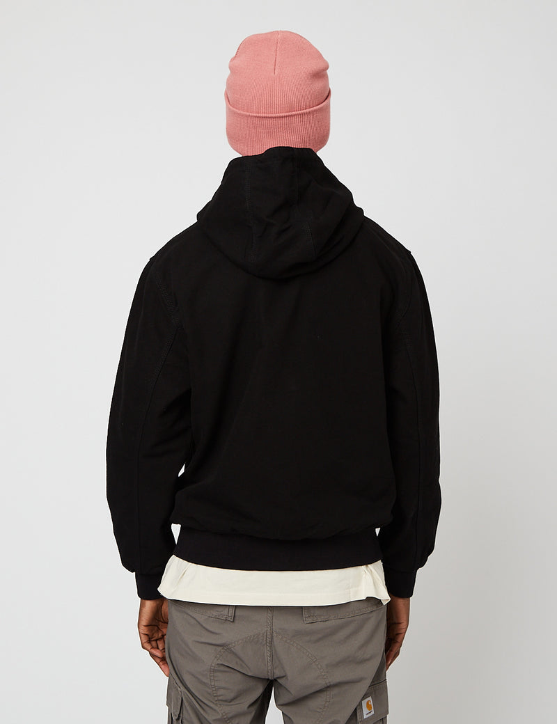 Carhartt-WIPアクティブジャケット（オーガニックコットン）-ブラック