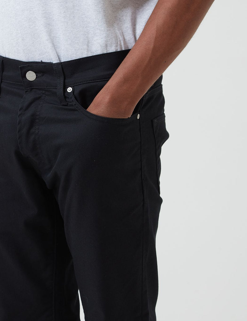 Pantalon Carhartt-WIP Klondike (Regular Tapered) - Black Rinsed
