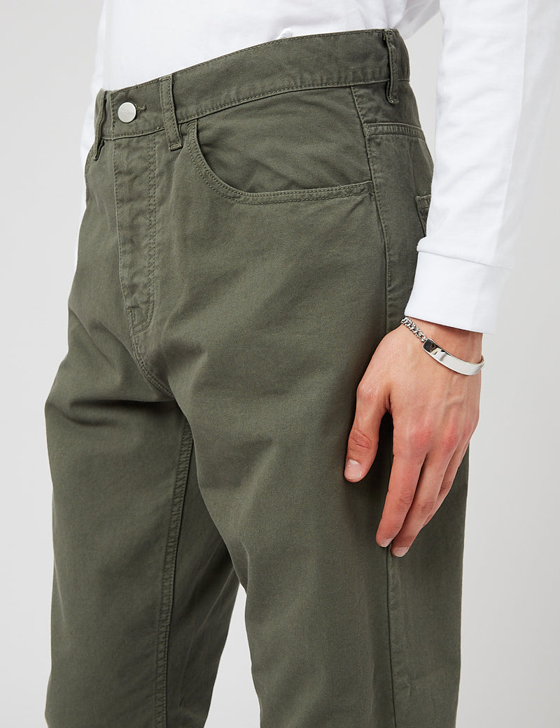 Carhartt-WIP-WIPニューエルパンツ（リラックス、テーパー）-タイムグリーン