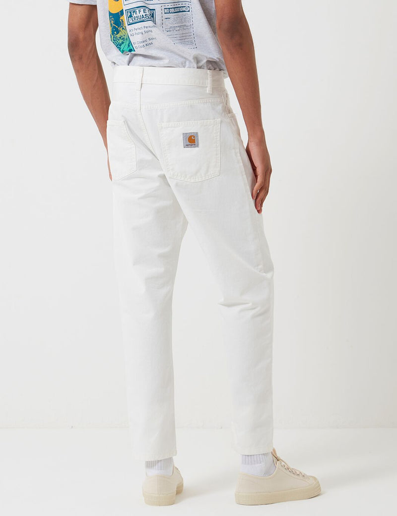 Carhartt-WIP Newel Pant (Relaxed Tapered) - Off-White