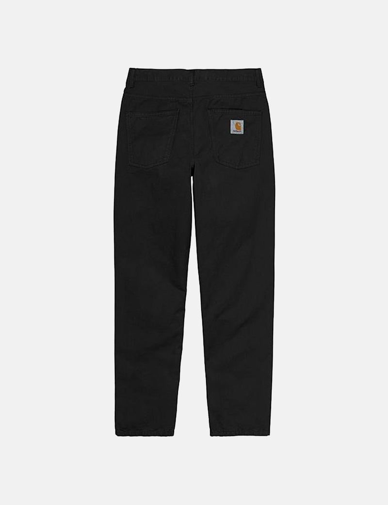 Carhartt-WIP-WIPニューエルパンツ（リラックス、テーパー）-ブラック