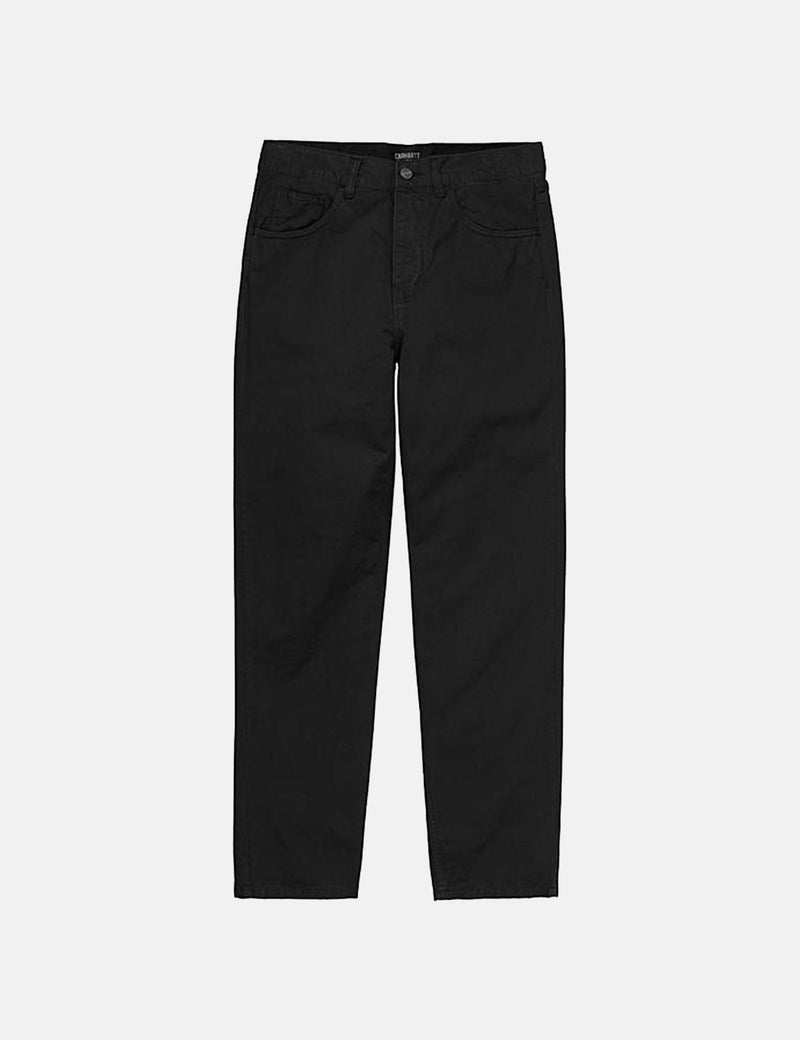 Carhartt-WIP-WIPニューエルパンツ（リラックス、テーパー）-ブラック