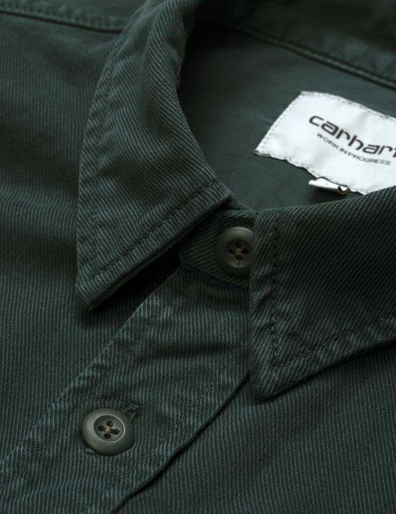 Carhartt-WIP Reno Shirt - Dunkle Tannengrün