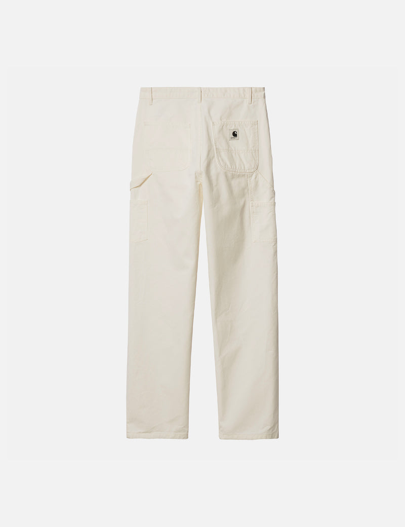 Carhartt-WIP Womens Pierce Pant (Relaxed) - Off White Rinsed