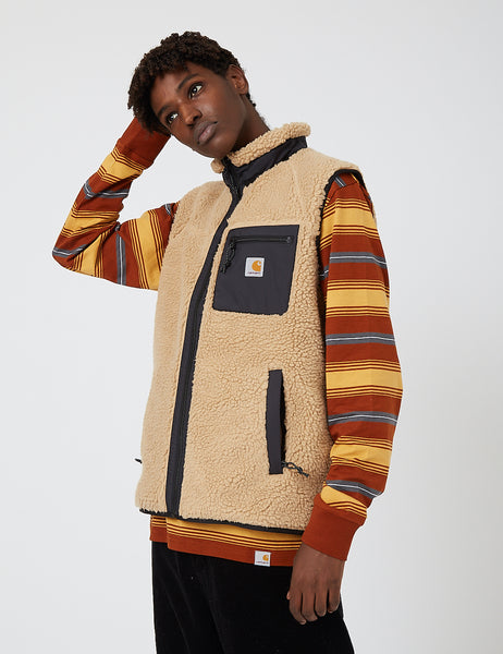 Carhartt-WIP Prentis Fleece Vest - Dusty Hamilton Brown I URBAN