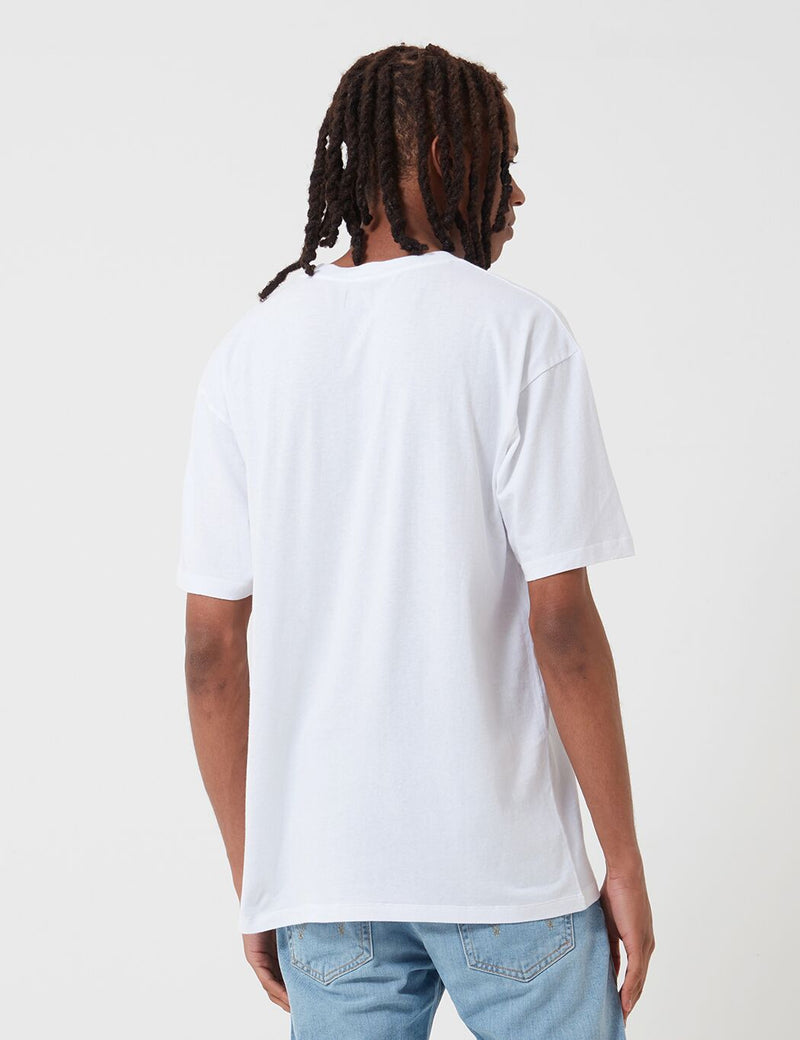 Edwin Katakana Stickerei T-Shirt - Weiß
