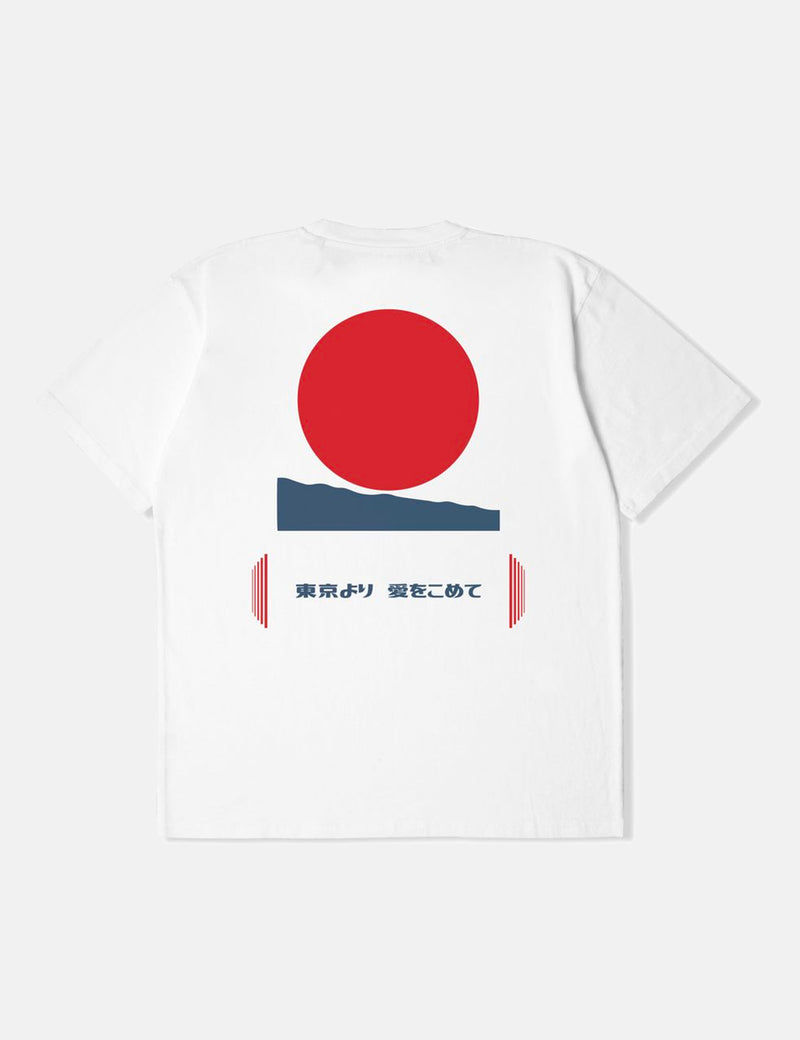 Edwin Aurora T-Shirt (Garment Washed) - White
