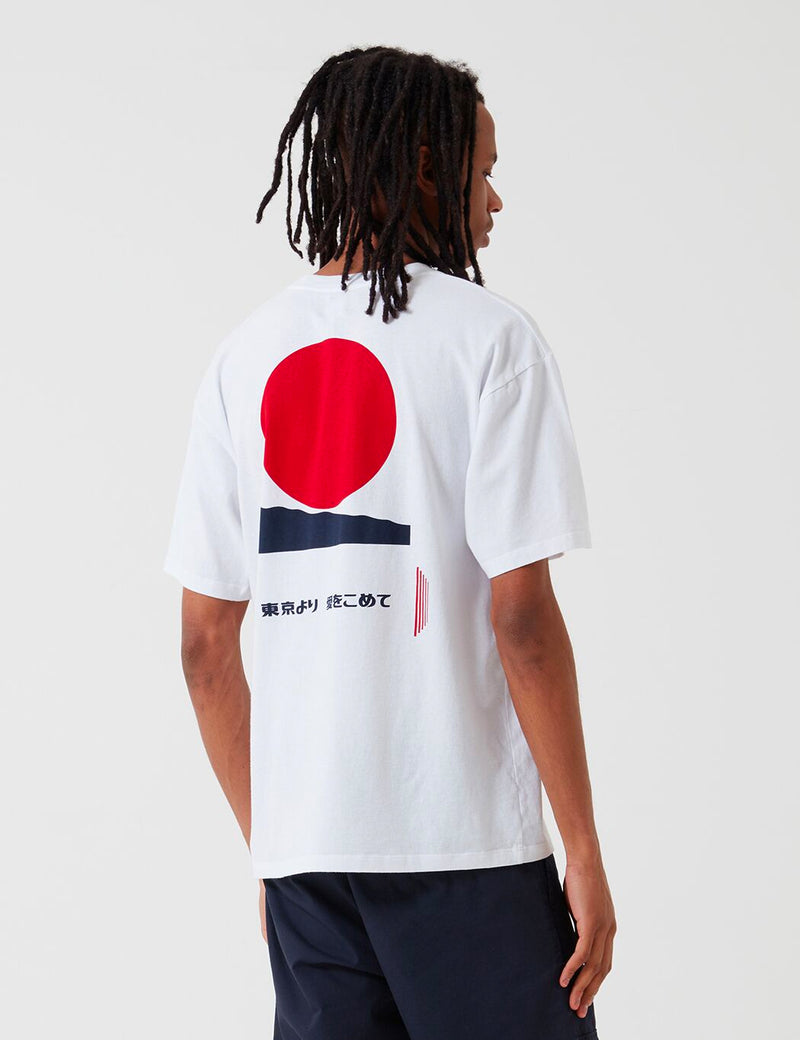 Edwin Aurora T-Shirt (Garment Washed) - White