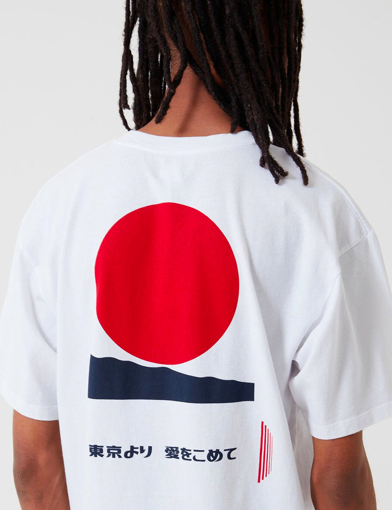 Edwin Aurora T-Shirt (Garment Washed) - White