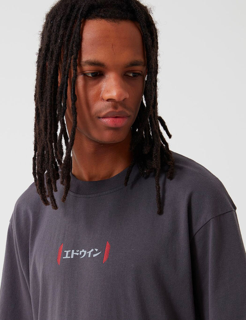 Edwin Aurora T-Shirt (Garment Washed) - Ebony