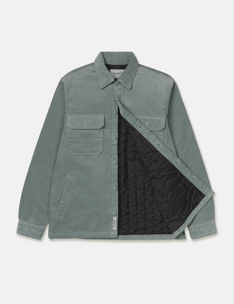 Carhartt-WIP Whitsome Shirt Jacket (Cord)-Cloudy Green