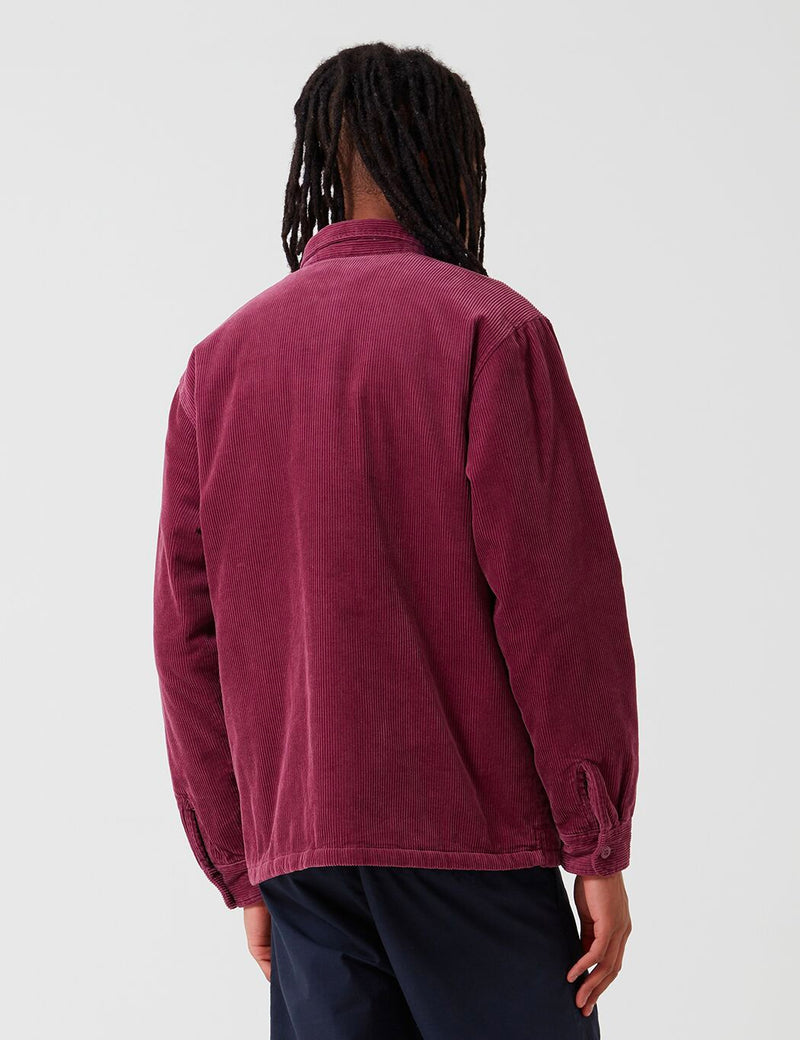 Carhartt-WIP Whitsome Shirt Jacket (Cord) - Dusty Fuchsia Red