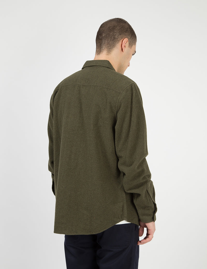 Carhartt-WIP Oscar Shirt - Cypress Heather Green