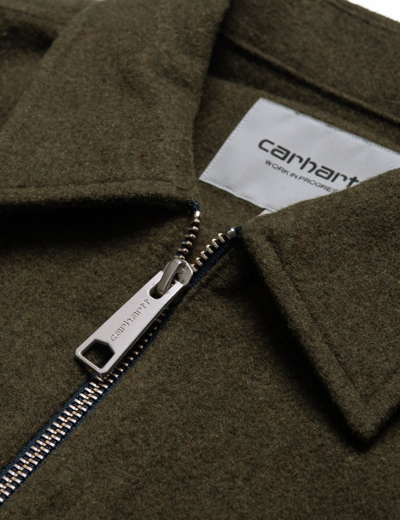 Carhartt-WIP Oscar Shirt - Cypress Heather Green