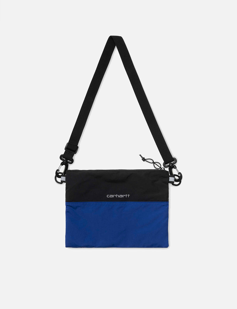 Carhartt-WIP Dexter Strap Bag - Black/Thunder Blue