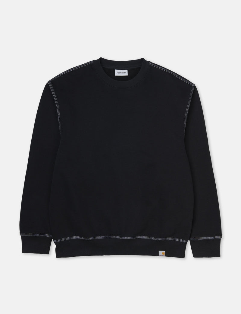 Carhartt-WIP Nebraska Sweat - Black / White
