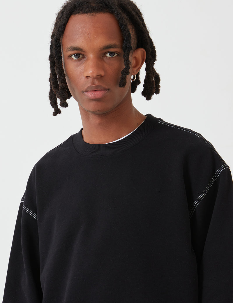 Carhartt-WIP Nebraska Sweat - Black / White