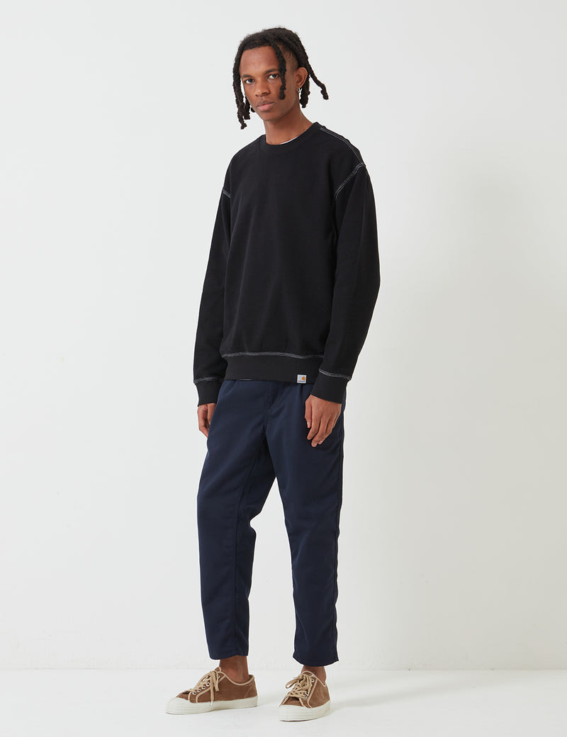 Carhartt-WIP Nebraska Sweat - Black / White