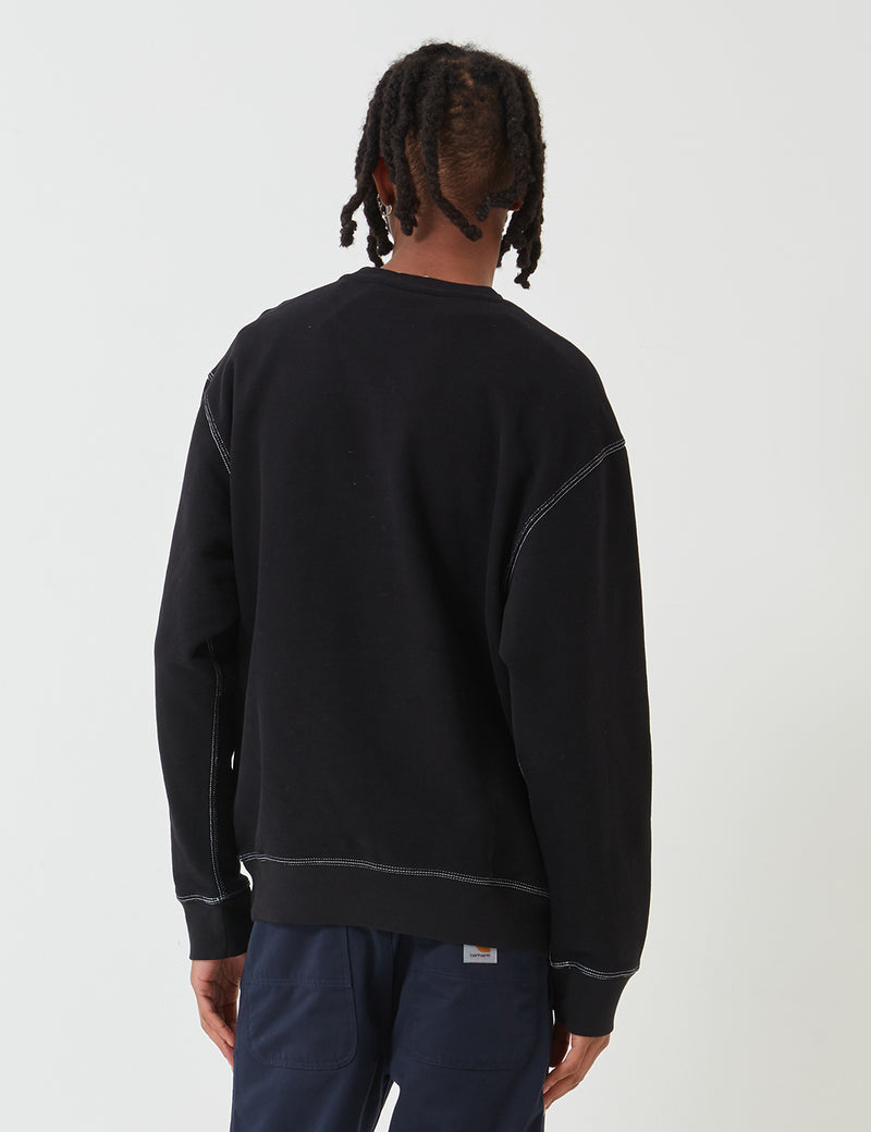Carhartt-WIP Nebraska Sweat - Black / White