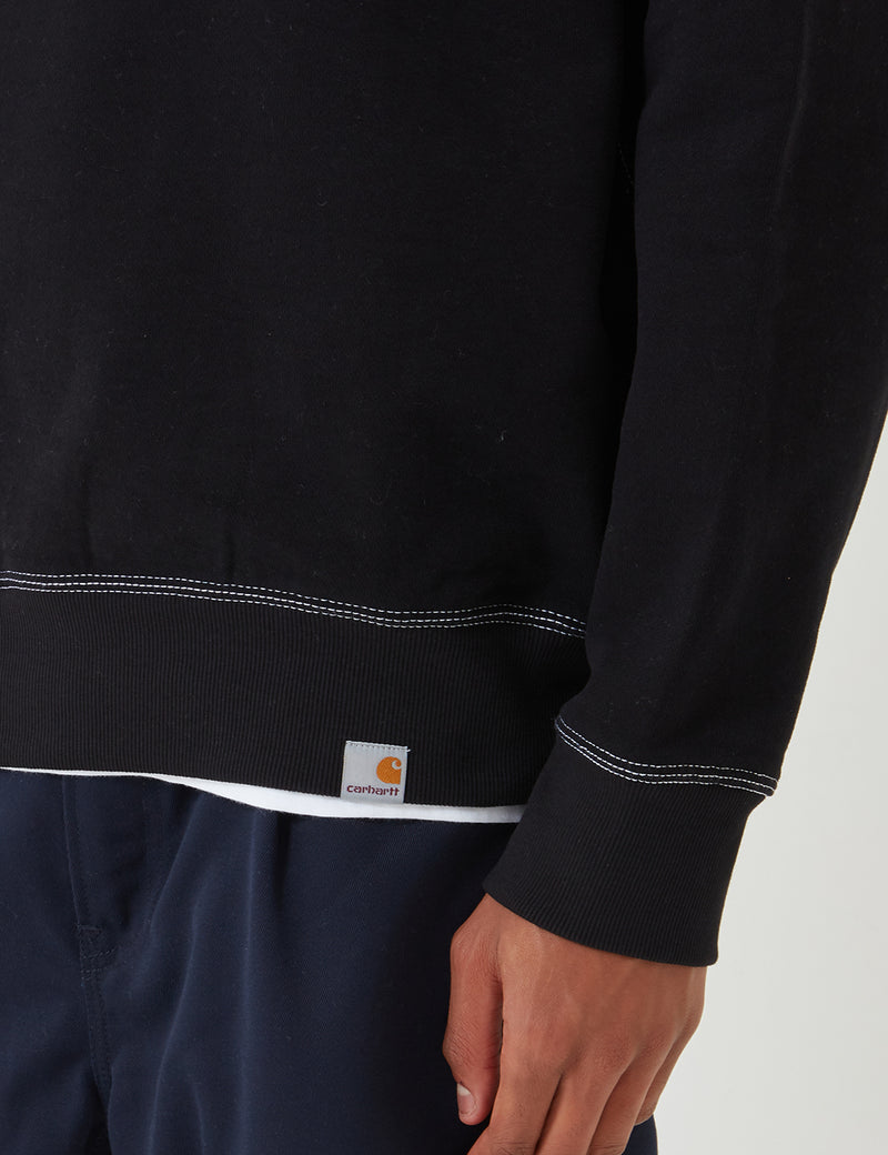 Carhartt-WIP Nebraska Sweat - Black / White