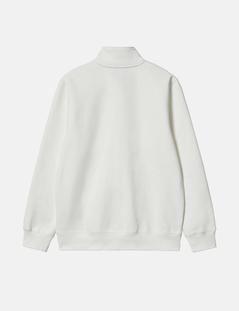 Carhartt-WIP Sweat Zippé à Col Chase - Cire/Or