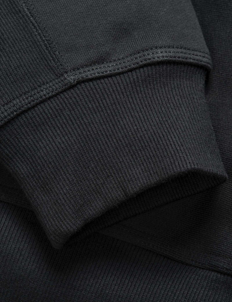 Carhartt-WIP American Script Hooded Sweatshirt - Black