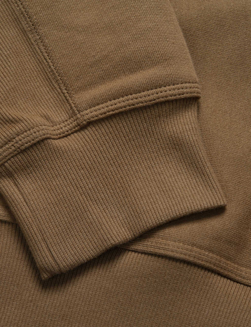 Carhartt-WIP American Script Hooded Sweatshirt - Hamilton Brown