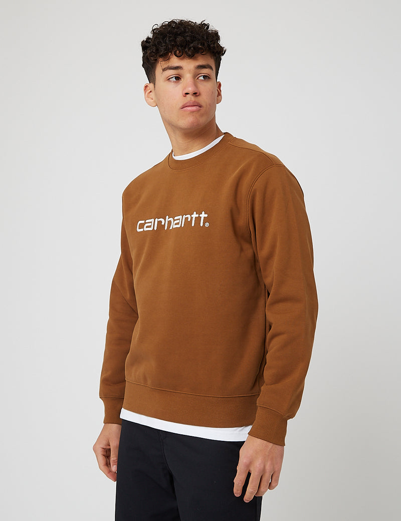 Carhartt-WIP 스웨트 셔츠 -Hamilton Brown