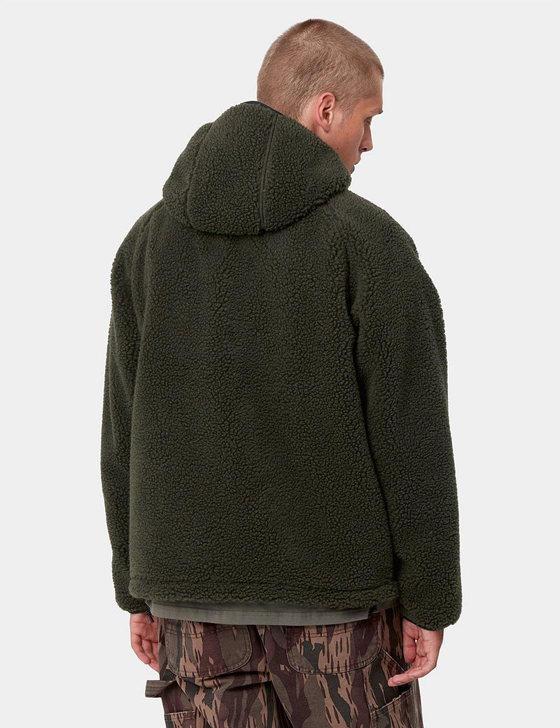 Carhartt-WIP Prentis Fleece Pullover Jacket - Cypress Green/Thym