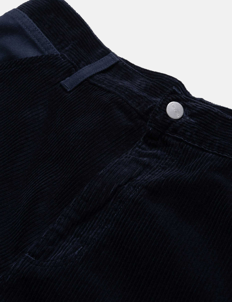 Pantalon Carhartt-WIP Single Knee - Dark Navy Blue Rinsed