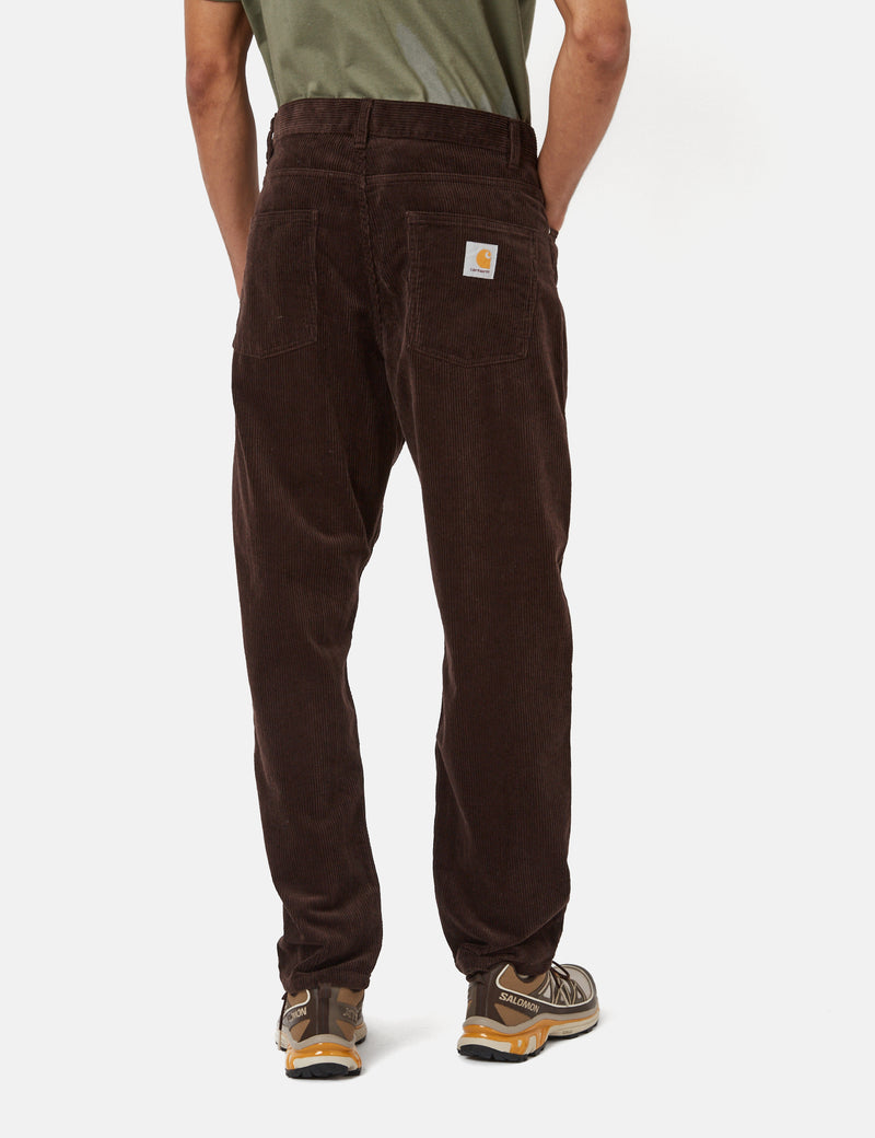 Carhartt-WIP Newel Cord Pant (Relaxed) - 다크 엄버 브라운