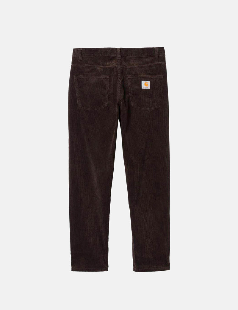 Carhartt-WIP-WIPニューエルコードパンツ（リラックス）-ダークアンバーブラウン