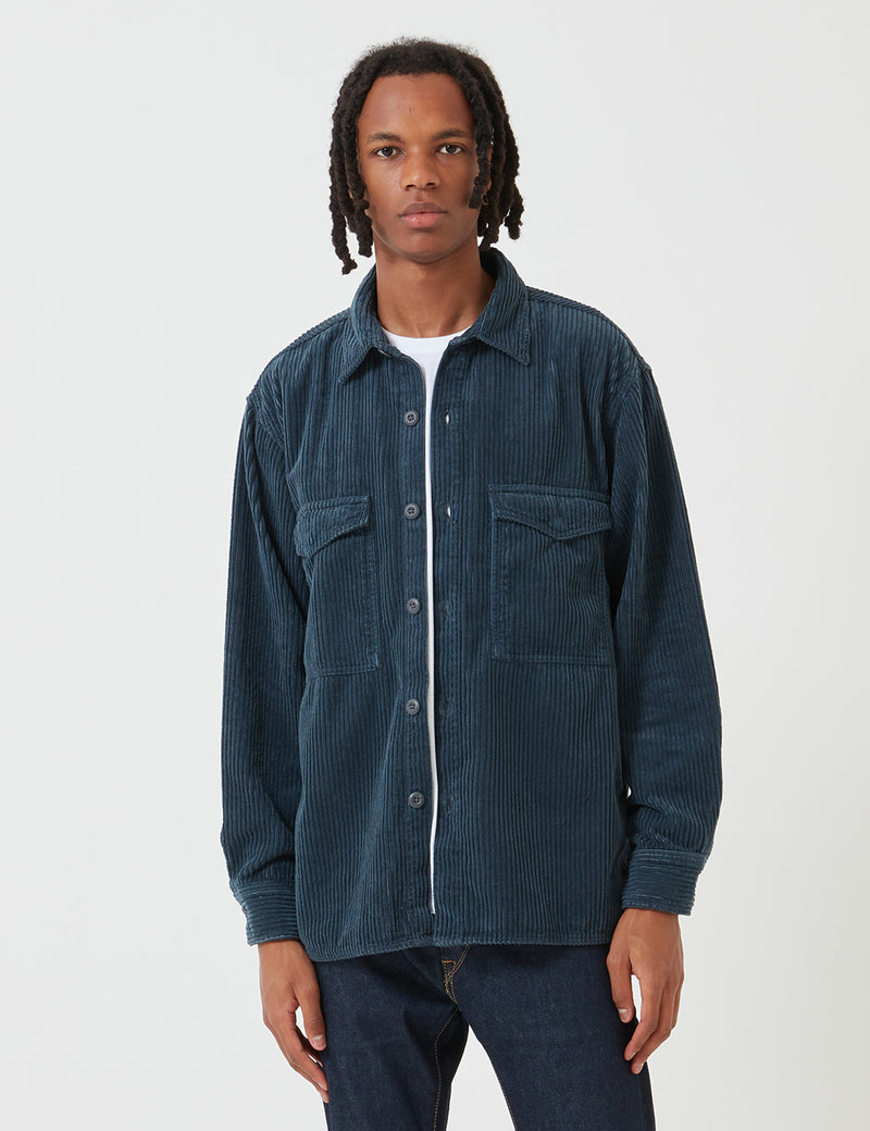 Edwin Big Shirt (Corduroy) - Ebony