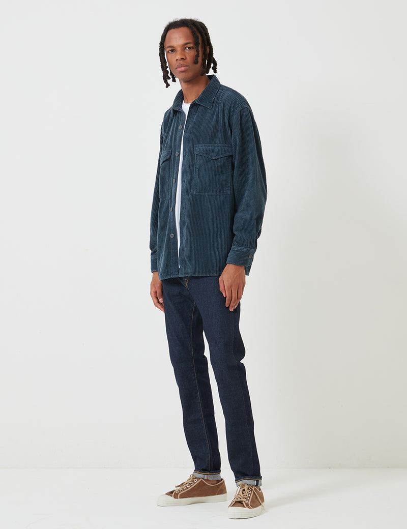 Edwin Big Shirt (Corduroy) - Ebony