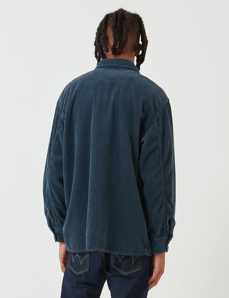 Edwin Big Shirt (Corduroy) - Ebony