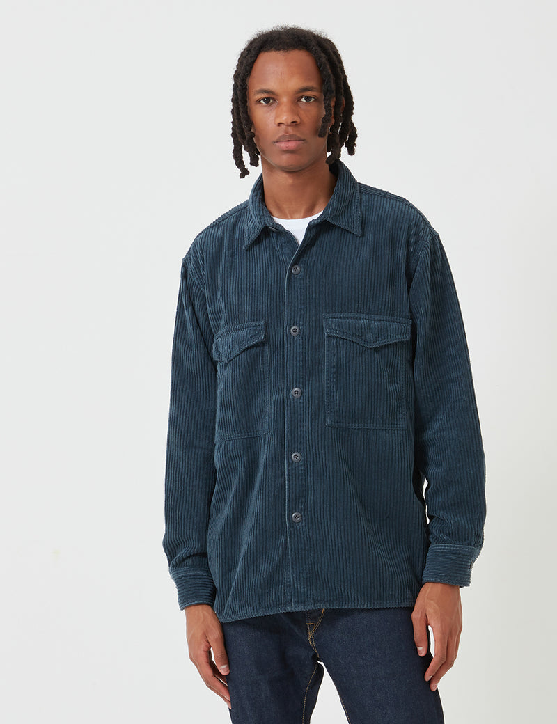 Edwin Big Shirt (Corduroy) - Ebony