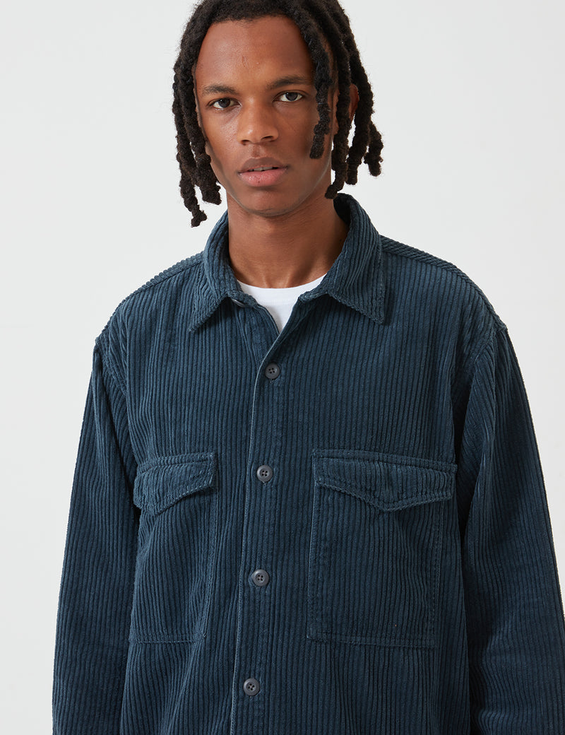 Edwin Big Shirt (Corduroy) - Ebony