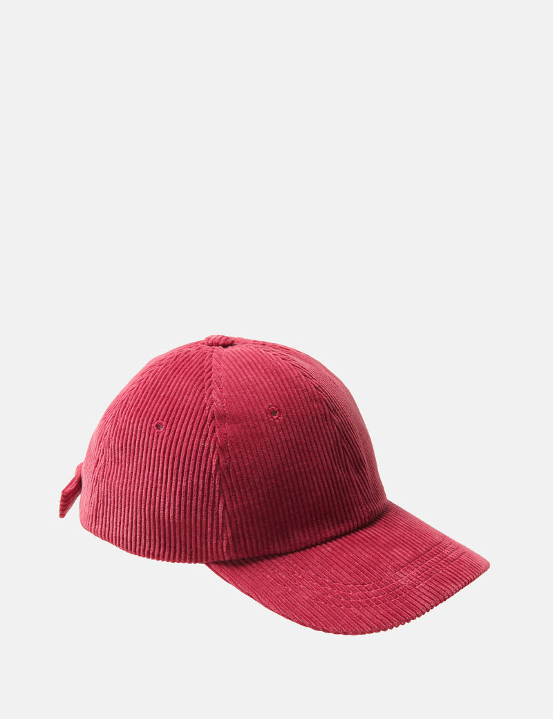 Edwin 6 Panel Ballcap (Corduroy) - Ruby Wine