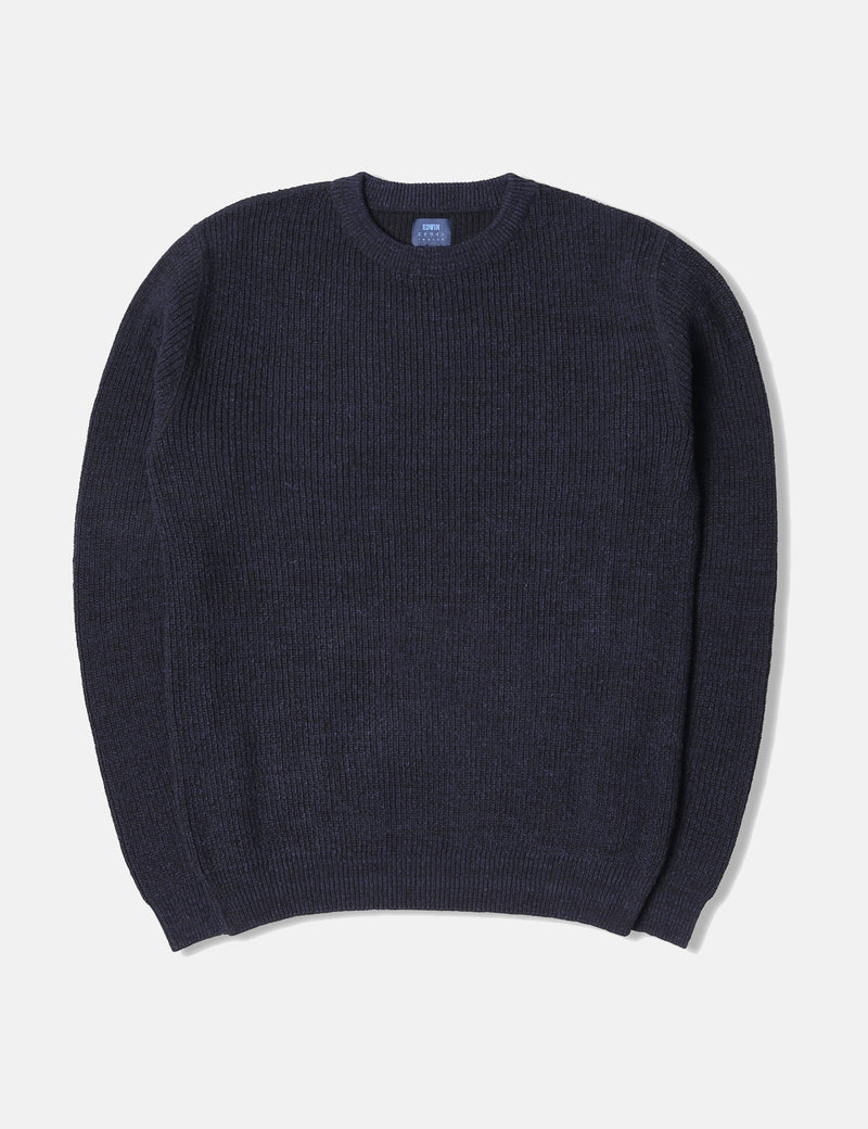 Edwin Meridian Sweater - Indigo