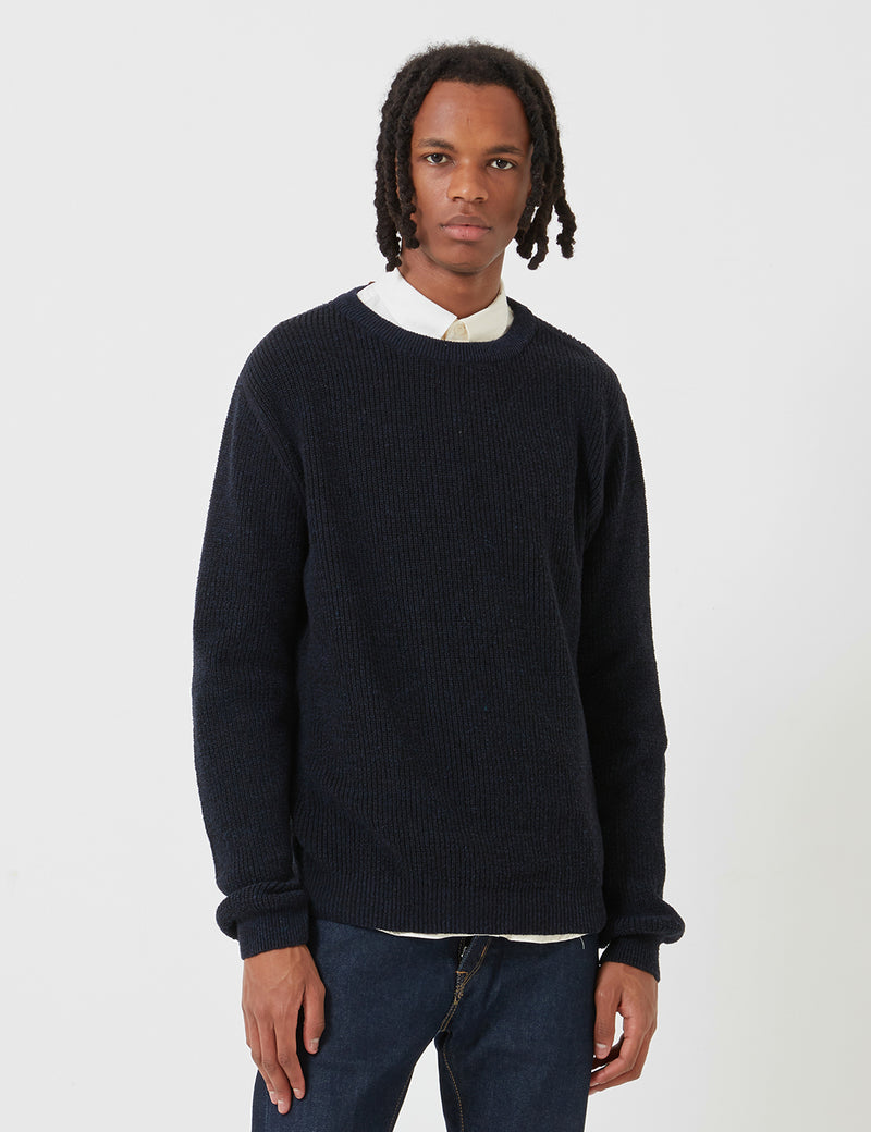 Edwin Meridian Sweater - Indigo