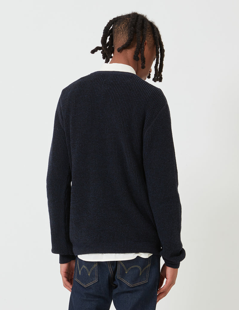Edwin Meridian Sweater - Indigo
