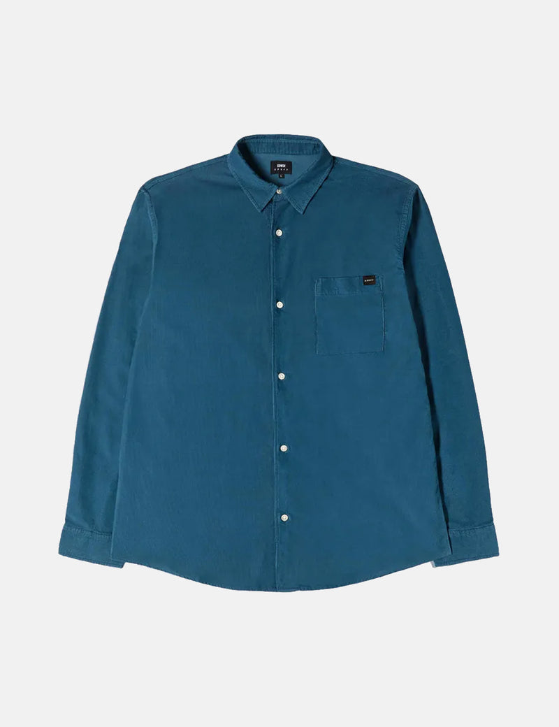 Edwin Minimal Babycord Shirt - Legion Blue
