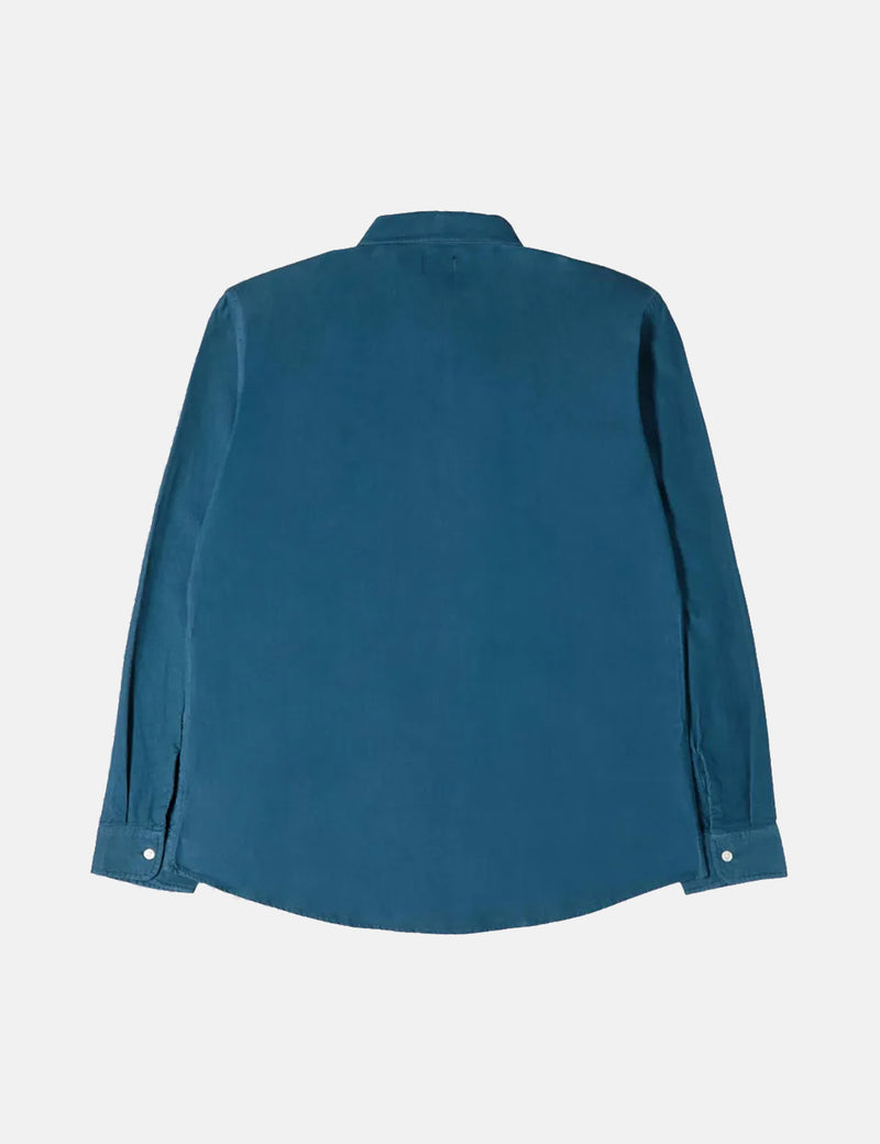 Edwin Minimal Babycord Shirt - Legion Blue