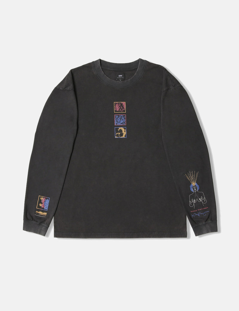 Edwin Hazy Dreams I LS T-Shirt - Black