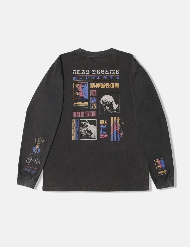 Edwin Hazy Dreams I LS T-Shirt - Black