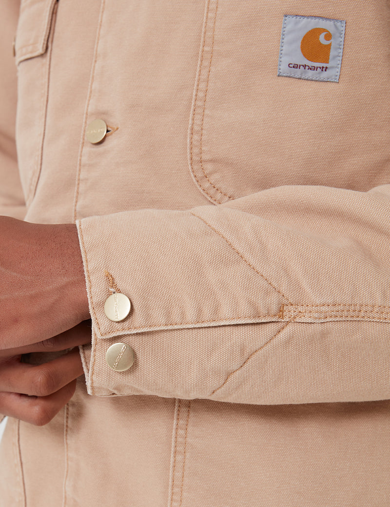 Carhartt-WIP OG Chore Coat (Organic Cotton) - Dusty Hamilton Brown/Black