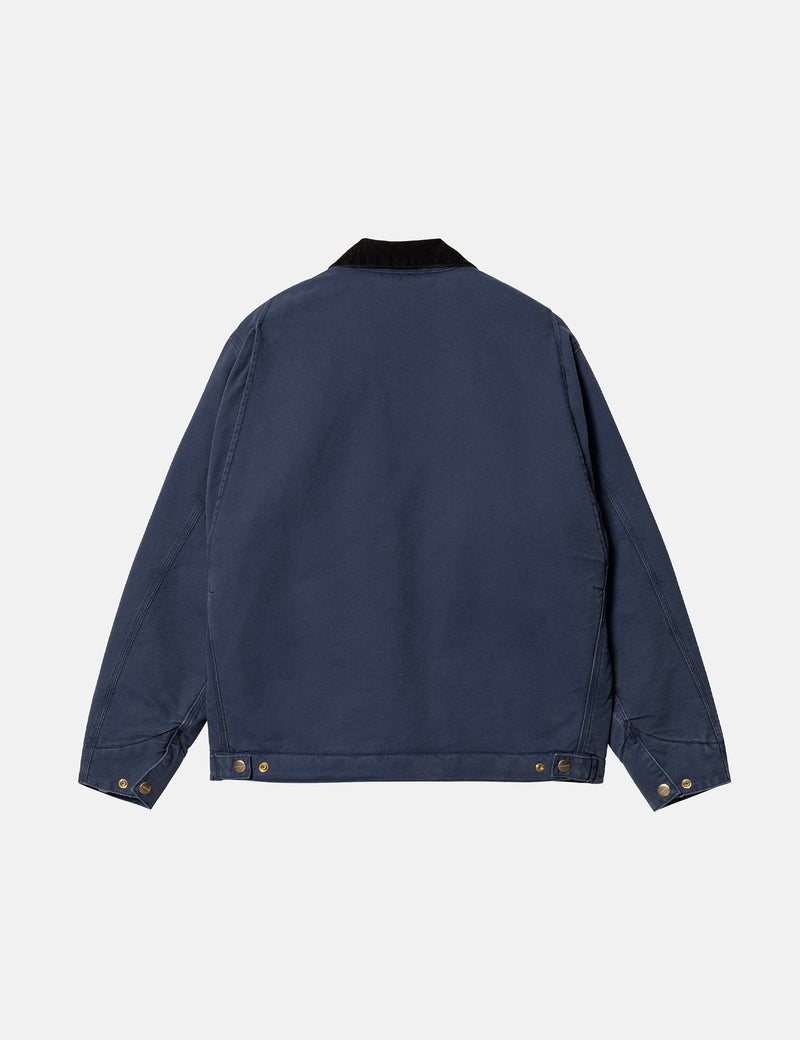 Carhartt-WIPデトロイトジャケット-エンジアンブルー/ブラック