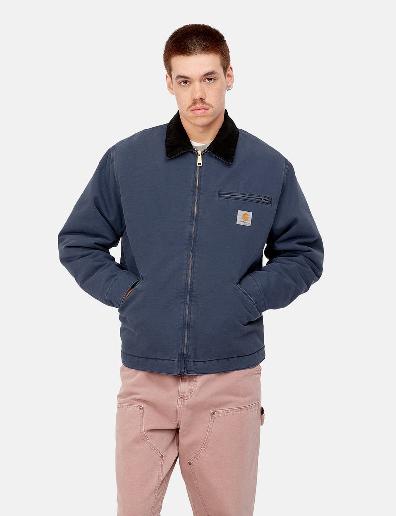 Carhartt-WIP OG Detroit Jacket - Enzian Blue/Black I Urban Excess ...