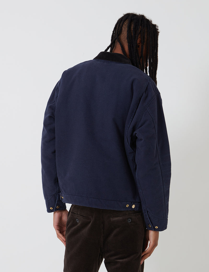 Carhartt-WIP OG Detroit Jacket (Organic Cotton) - Dark Navy/Black